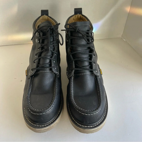 Bonanza Boots FRONTIER PLUS 6" Men's Moc Toe Work Boot - Built For Tough Jobs. - Picture 4 of 12